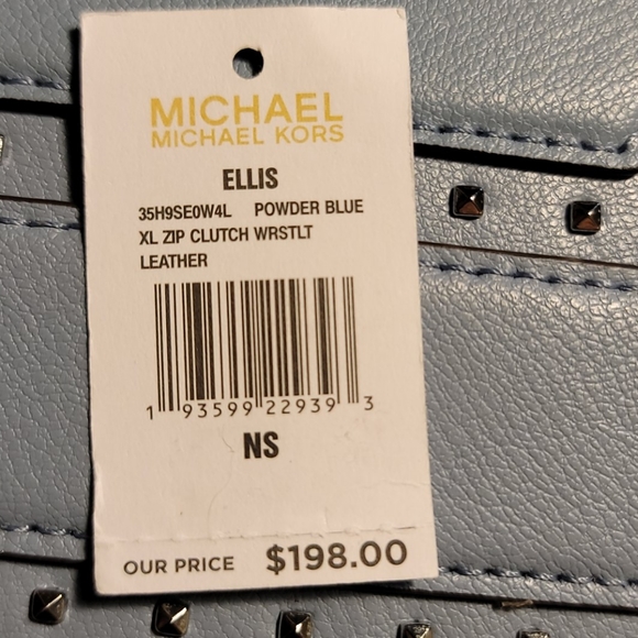 Michael Kors ELLIS XL Zip Clutch Wristlet - Picture 13 of 13